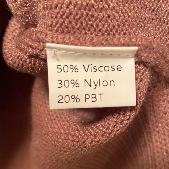 Anrabess Mauve Turtleneck Sweater…size L - Picture 7 of 7